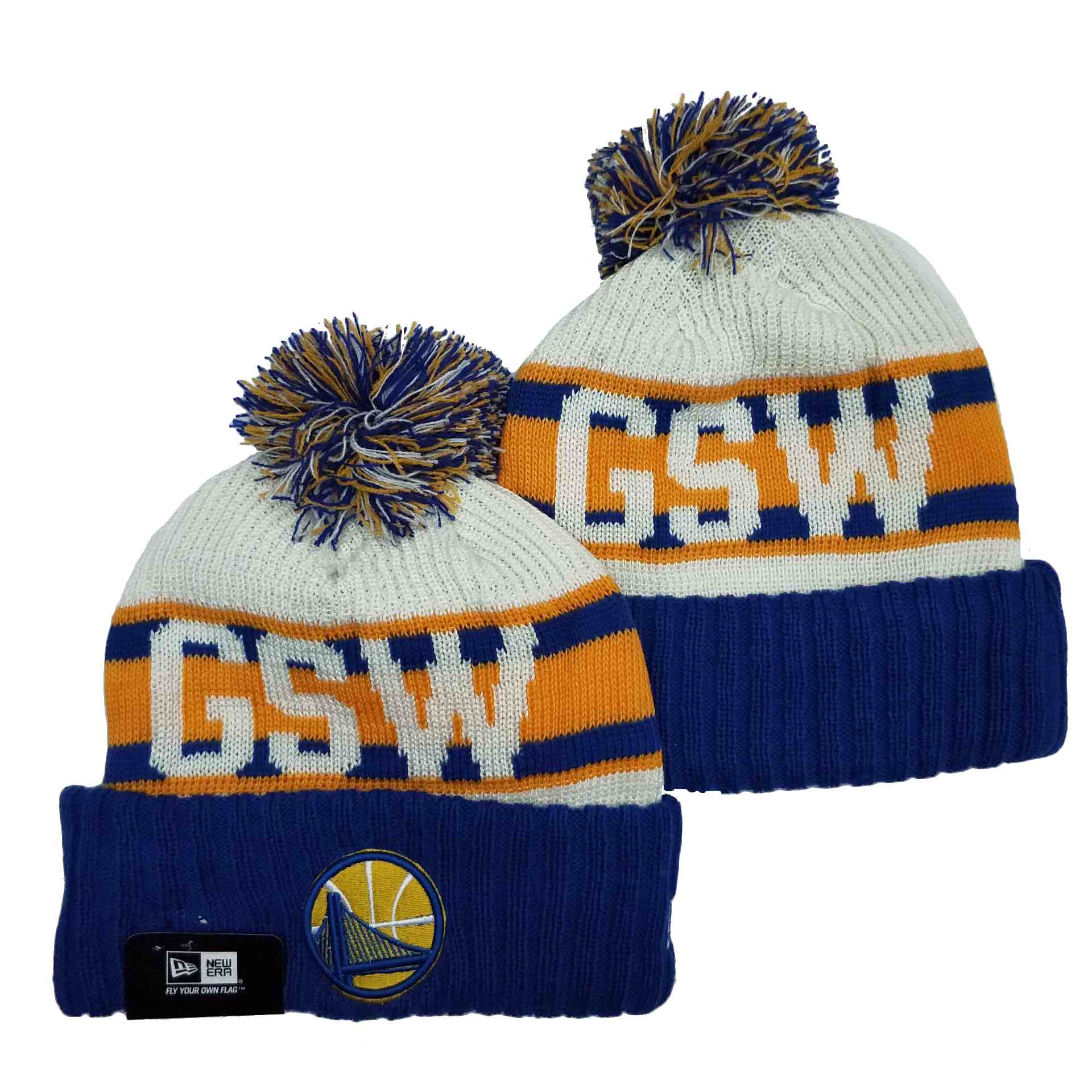 Golden State Warriors Knit Hats 015