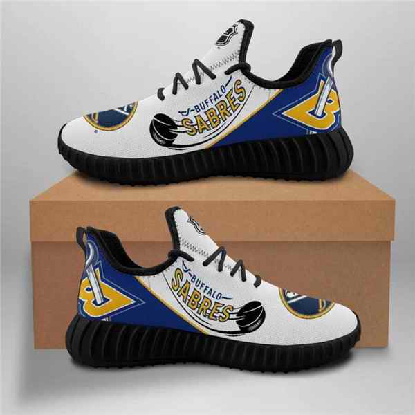 Men's Buffalo Sabres Mesh Knit Sneakers/Shoes 001