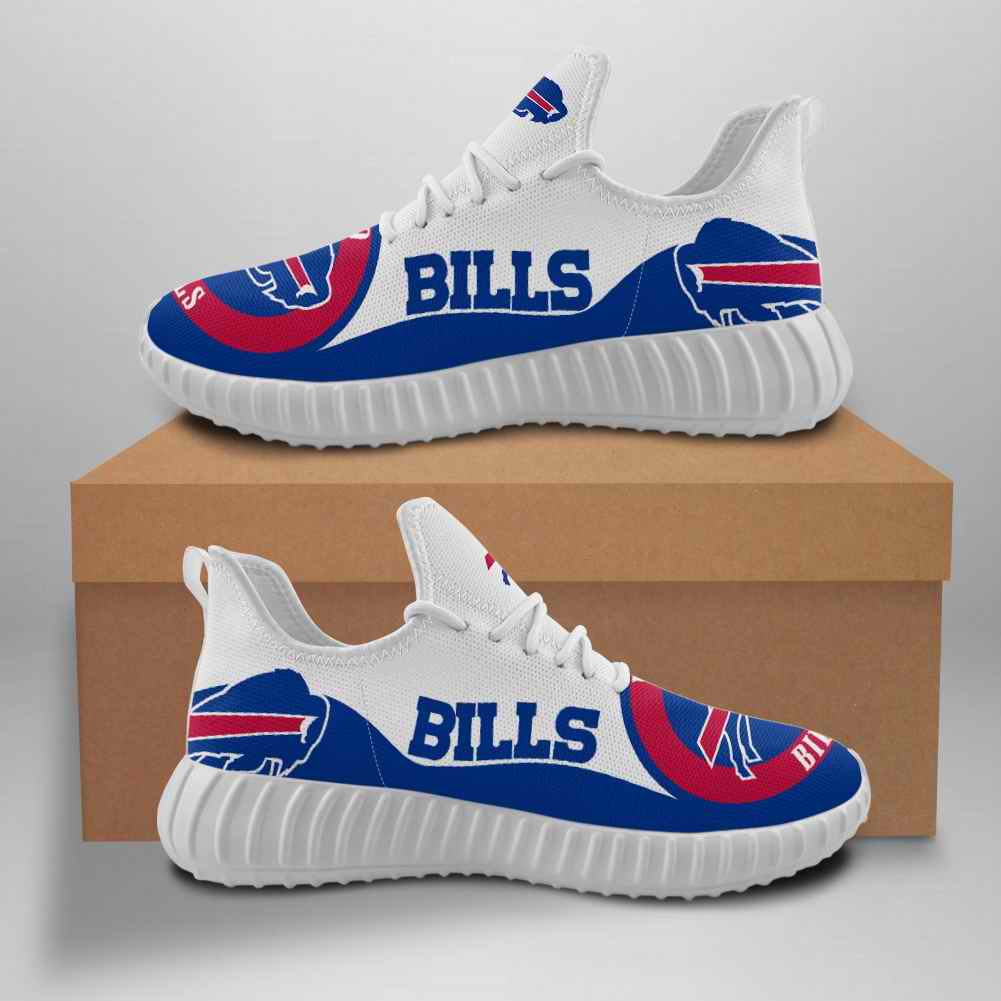 Men's NFL Buffalo Bills Mesh Knit Sneakers/Shoes 006