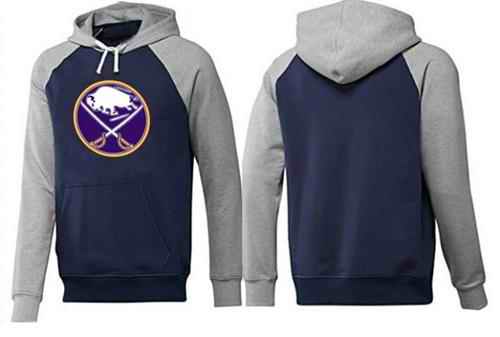 Buffalo Sabres Pullover Hoodie Dark Blue & Grey