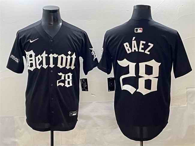 Men's Detroit Tigers #28 Javier B