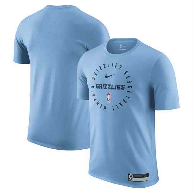 Men's Memphis Grizzlies Light Blue 2024/25 Legend On-Court Practice Performance T-Shirt