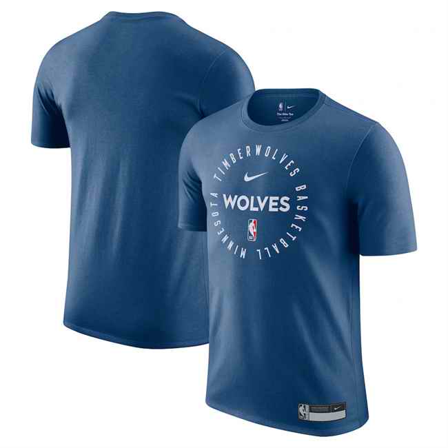 Men's Minnesota Timberwolves Blue 2024/25 Legend On-Court Practice Performance T-Shirt