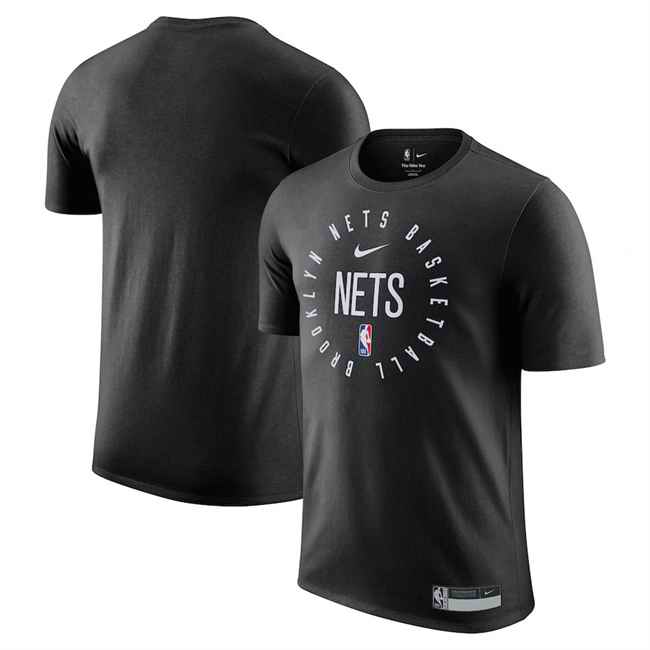 Men's Brooklyn Nets Black 2024/25 Legend On-Court Practice Performance T-Shirt