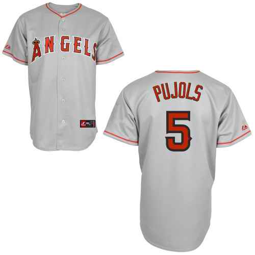 Angels #5 Albert Pujols Grey Stitched Youth Jersey