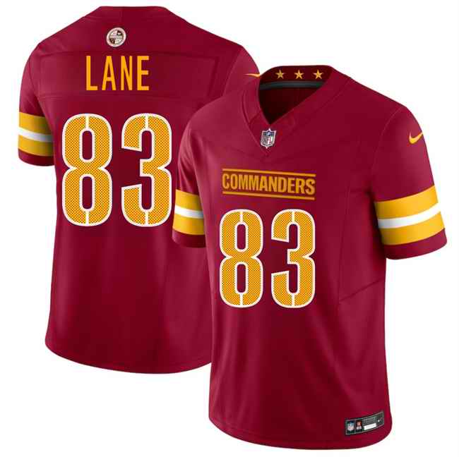 Youth Washington Commanders #83 Jaylin Lane Burgundy 2025 Draft F.U.S.E. Vapor Limited Stitched Football Jersey