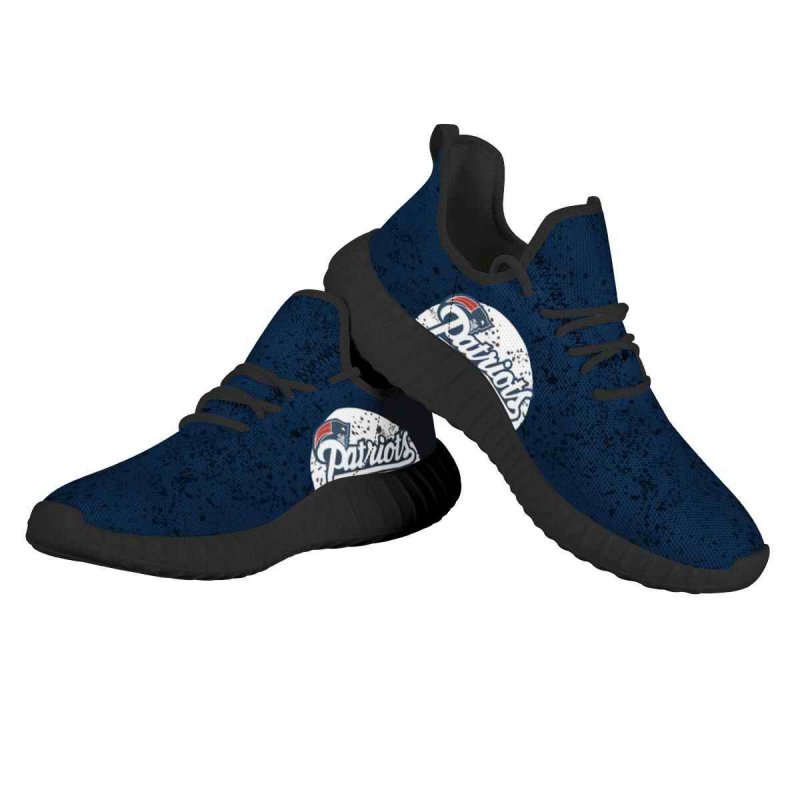 Men's New England Patriots Mesh Knit Sneakers/Shoes 019