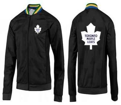 NHL Toronto Maple Leafs Zip Jackets Black-3