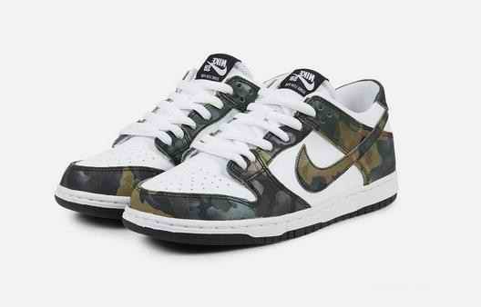 Men's Dunk Low Pro Camo Shoes 0470