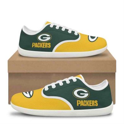 Women's Green Bay Packers Low Top Sneakers/Shoes 001(Pls check description for details)