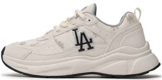 Men's Running Weapon Los Angeles Dodgers Baseball Shoes/Sneakers Cream 001