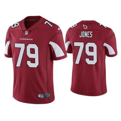 Men's Arizona Cardinals #79 Josh Jones Red Vapor Untouchable Limited Stitched Jersey