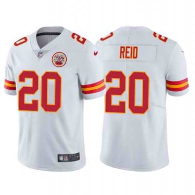 Men's Kansas City Chiefs #20 Justin Reid White Vapor Untouchable Limited Stitched Football Jersey