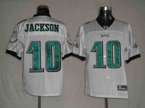 Eagles #10 DeSean Jackson White Stitched Youth NFL Jersey