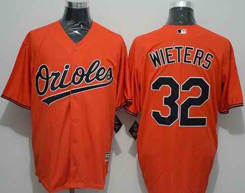 Orioles #32 Matt Wieters Orange New Cool Base Stitched MLB Jersey