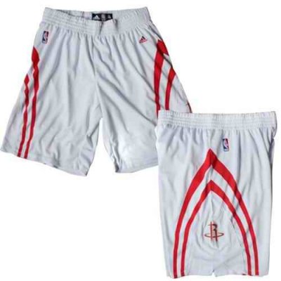 Houston Rockets White NBA Shorts