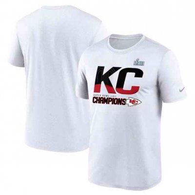 Men's Kansas City Chiefs White Super Bowl LVII Champions Local T-Shirt