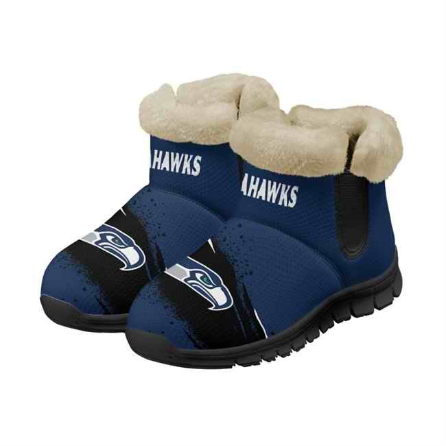 Men's Seattle Seahawks 2024 Snow Boots/Shoes 002(Pls check description for details)