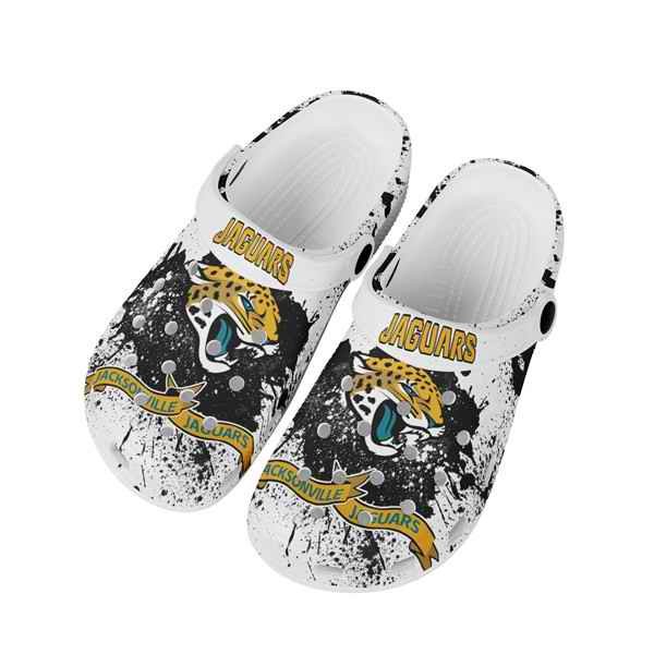 Women's Jacksonville Jaguars Bayaband Clog Shoes 003