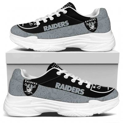 Men's Las Vegas Raiders Edition Chunky Sneakers With Line 005