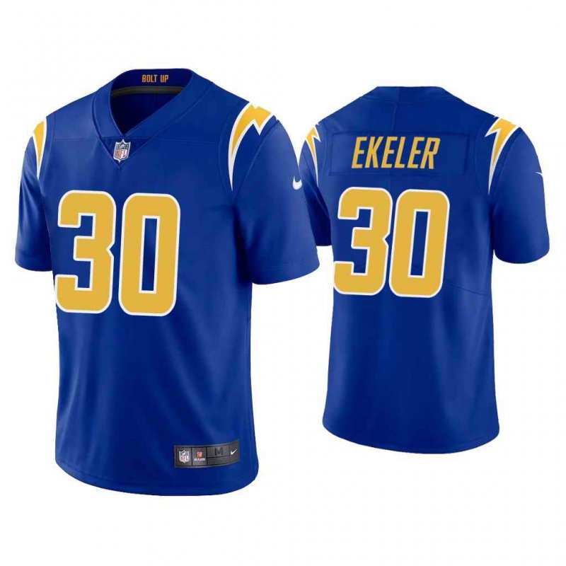 Men's Los Angeles Chargers #30 Austin Ekeler 2020 Royal Vapor Untouchable Limited Stitched Jersey