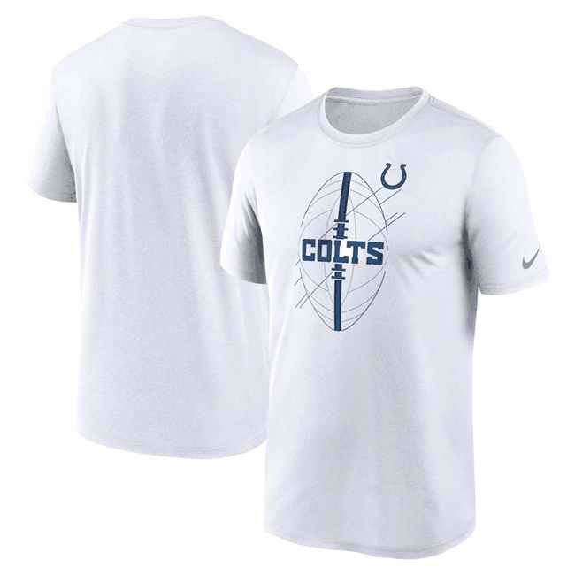 Men's Indianapolis Colts White Legend Icon Performance T-Shirt