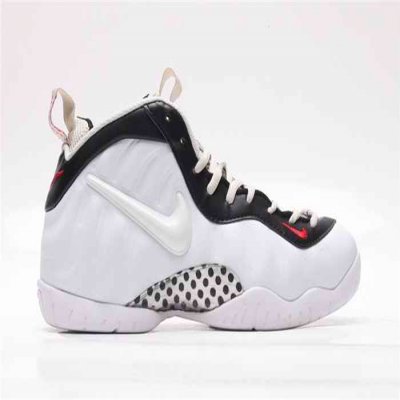 Men's Air Foamposite Pro Chrome White/Black Retro Shoes 002