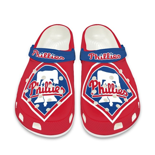 Men's Philadelphia Phillies Bayaband Clog Shoes