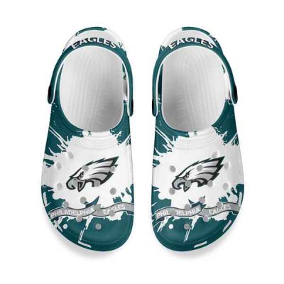 Men's Philadelphia Eagles Bayaband Clog Shoes 001