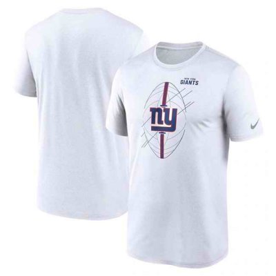 Men's New York Giants White Legend Icon Performance T-Shirt