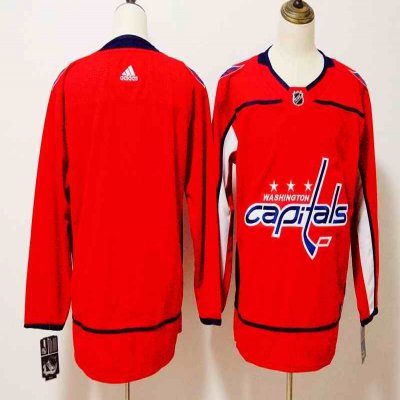 Men's Adidas Washington Capitals Red Stitched NHL Jersey