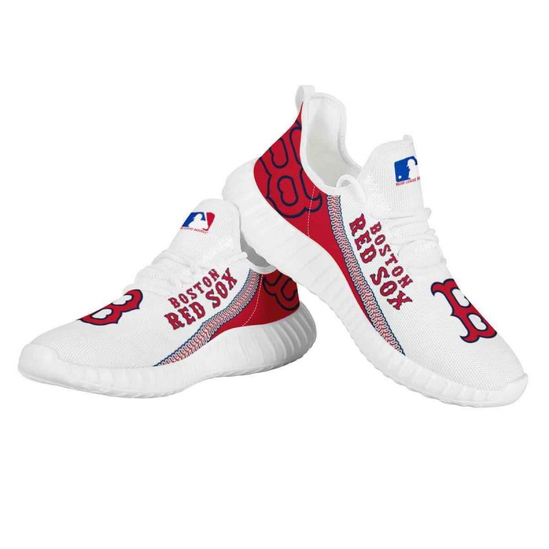 Men's MLB Boston Red Sox Mesh Knit Sneakers/Shoes 002