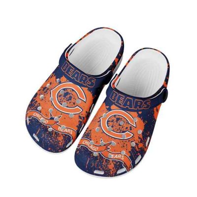 Men's Chicago Bears Bayaband Clog Shoes 003