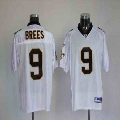 Saints #9 Drew Brees White Stitched Youth NFL Jersey