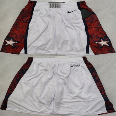 Men's Team USA White/Red Shorts (Run Small)