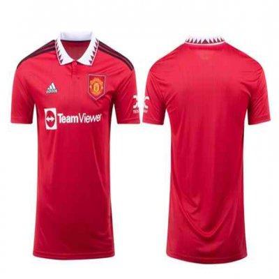 Men's Manchester United 2022/23 Red Home Soccer Jersey