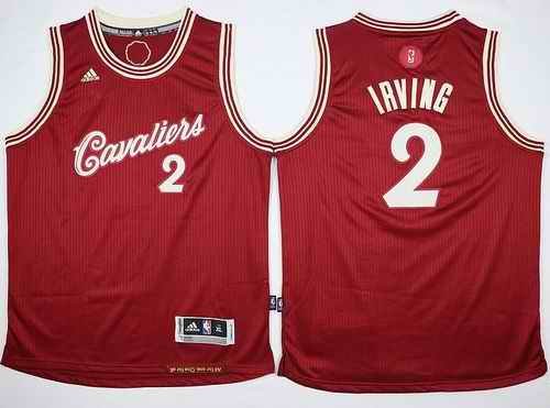 Cavaliers #2 Kyrie Irving Red 2015-2016 Christmas Day Stitched Youth NBA Jersey