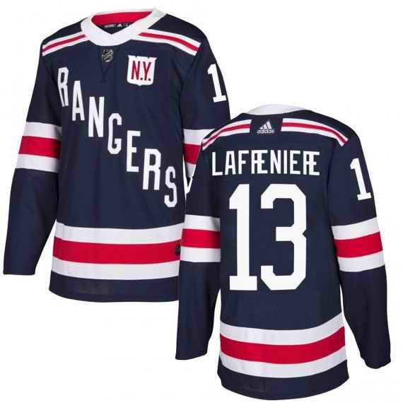 Men's New York Rangers #13 Alexis Lafreni're Navy Winter Classic Home Stitched Jersey