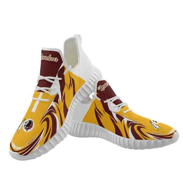 Women's Washington Redskins Mesh Knit Sneakers/Shoes 009