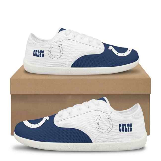 Men's Indianapolis Colts Low Top Sneakers/Shoes 001 (Pls check description for details)