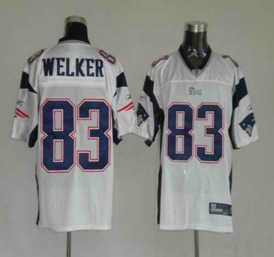 Patriots #83 Wes Welker White Stitched Youth NFL Jersey