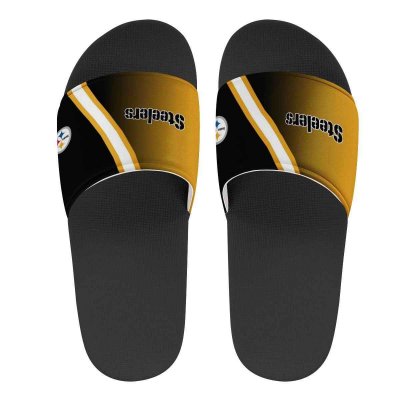 Women's Pittsburgh Steelers Flip Flops 004