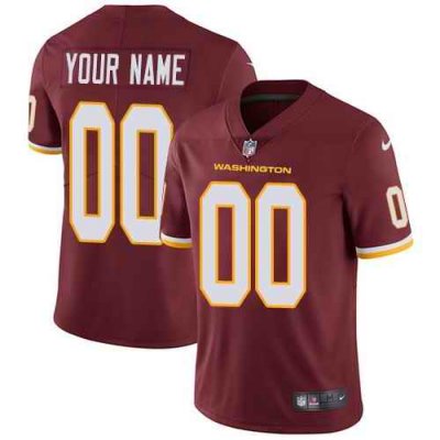 Men's Men's Washington Football Team ACTIVE PLAYER Custom Red Vapor Untouchable Limited Stitched NFL Jersey