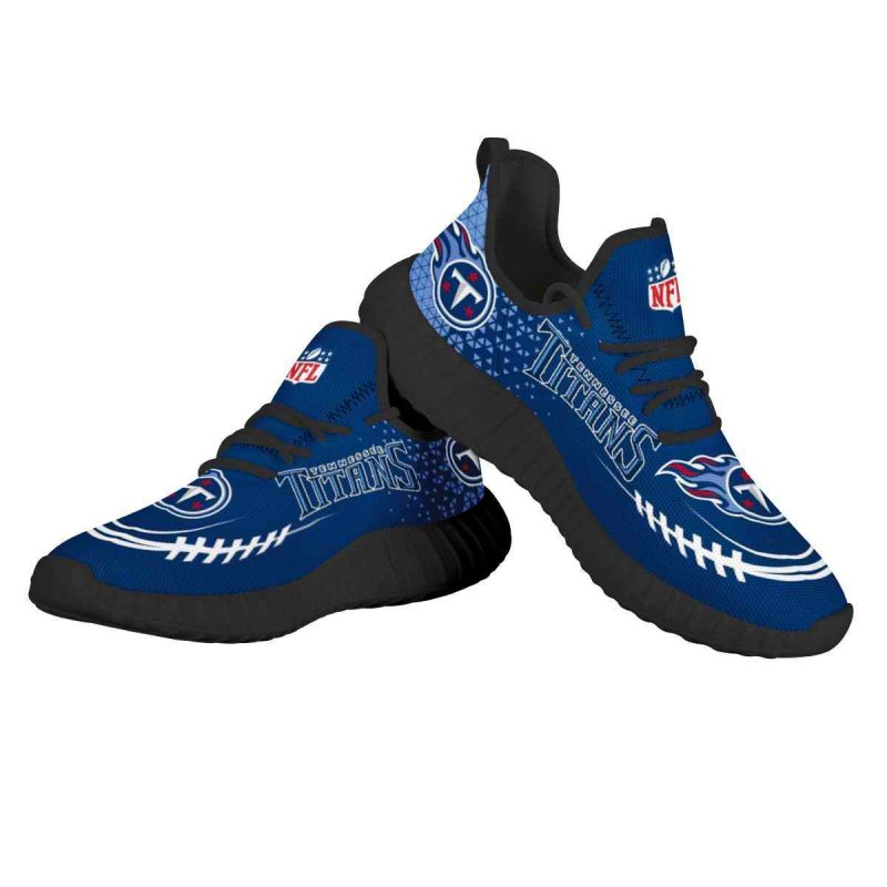 Men's NFL Tennessee Titans Mesh Knit Sneakers/Shoes 001