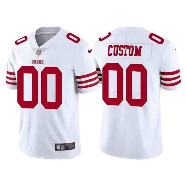 Youth San Francisco 49ers ACTIVE PLAYER Custom New White Vapor Untouchable Limited Stitched Jersey