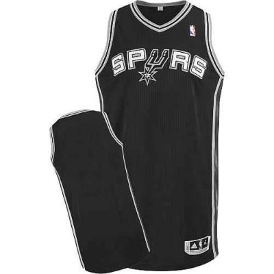 Revolution 30 Spurs Blank Black Stitched NBA Jersey