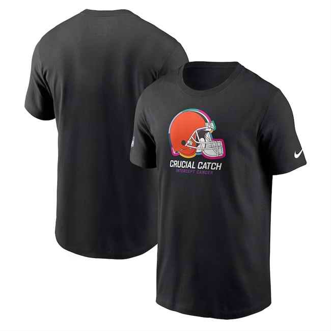 Men's Cleveland Browns Black 2024 Crucial Catch T-Shirt