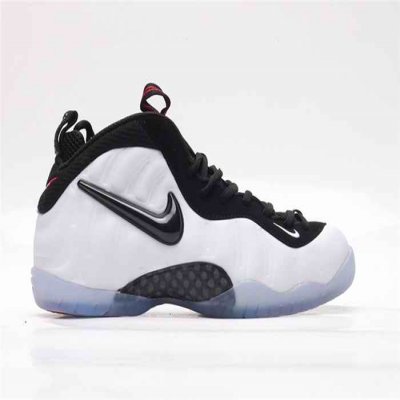 Men's Air Foamposite Pro White/Black Shoes 007