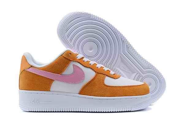 Men's Air Force 1 White/Yellow Shoes 0109