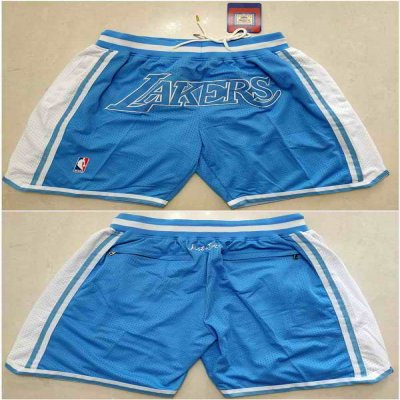 Men's Los Angeles Lakers Light Blue Shorts (Run Small)